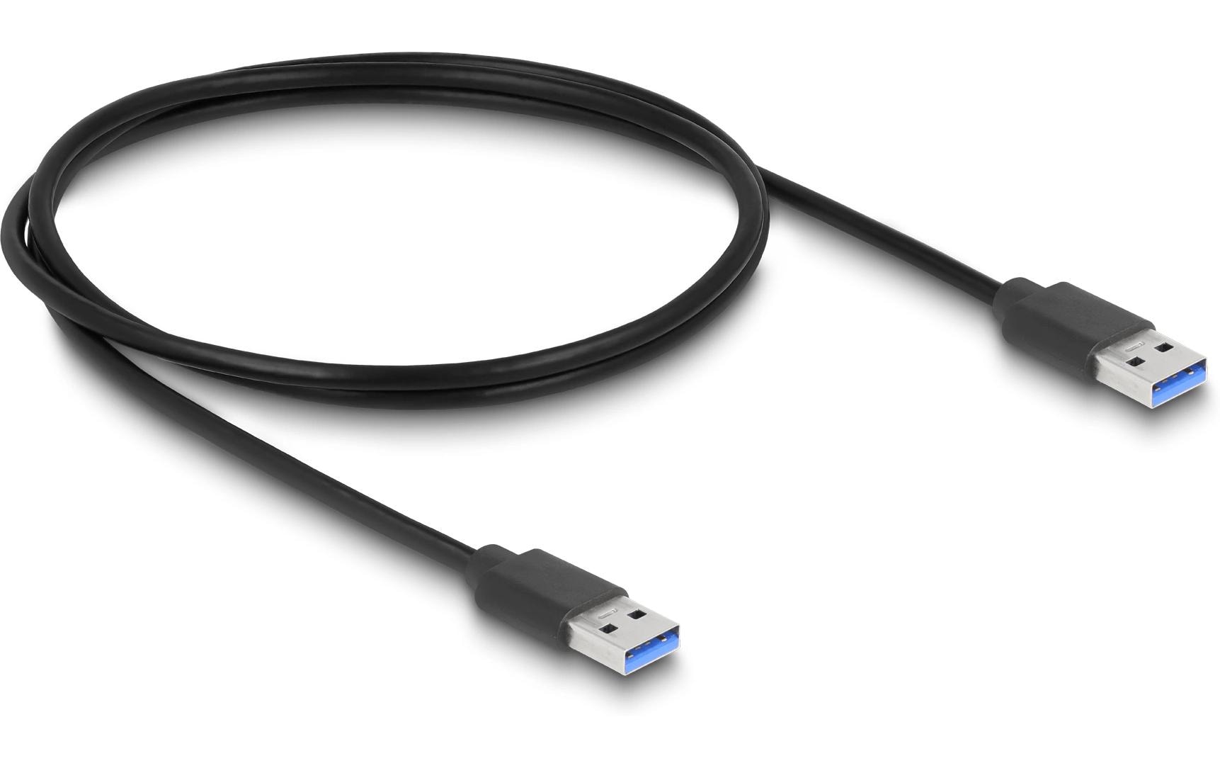 Externer USB-Hub 5 Gbps4-Port USBHub mit 2x USB Typ-A und 2x USB Type-C mit Feststellschraube