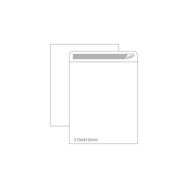 Envelope Saco 310x410mm 100gr Autodex 100 Un. Branco - 1611045