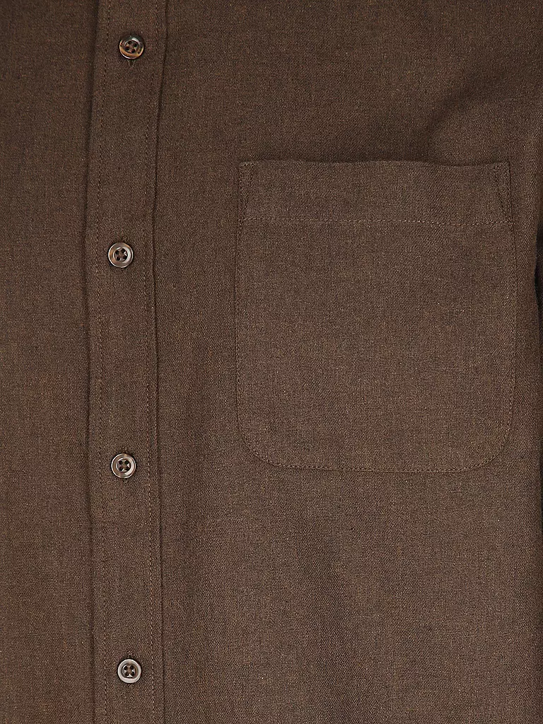 KNOWLEDGE COTTON APPAREL Flanellhemd  braun