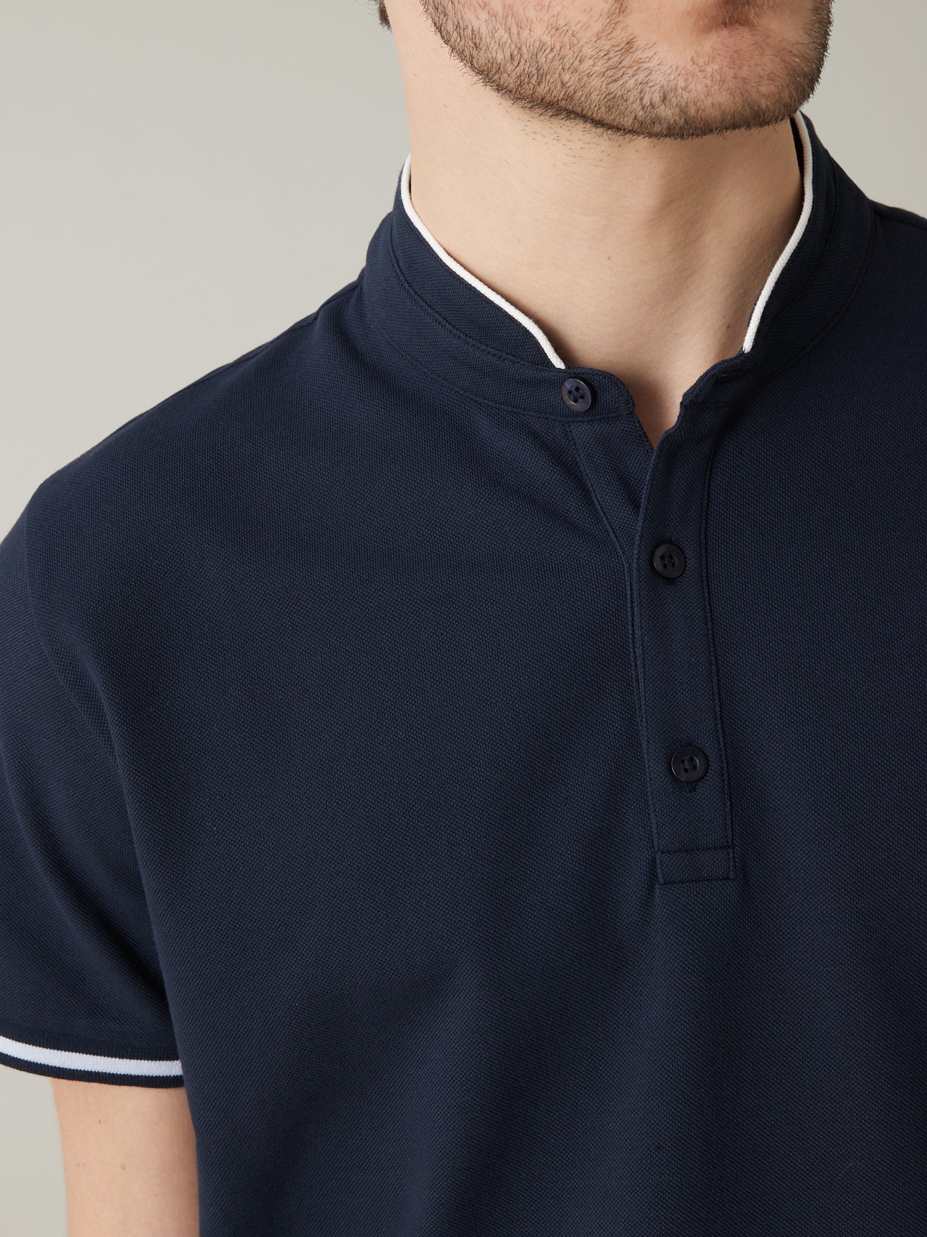 Polo col officier homme - coton bio