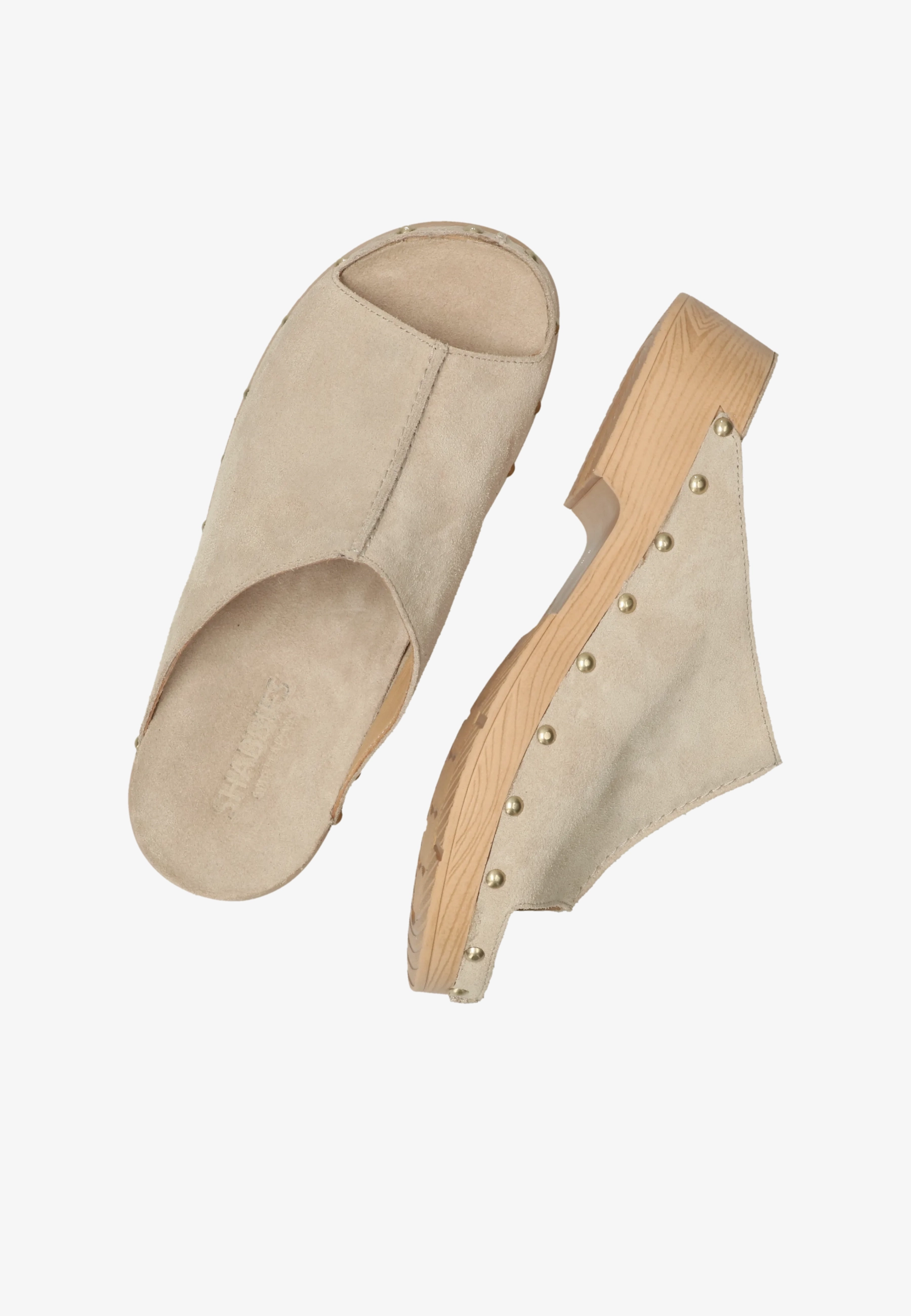 CARRY MILA Clog suede Sand