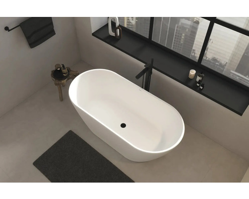 Ovaal bad DURAVIT D-Neo 75 x 160 cm wit zijdemat 700477000000000
