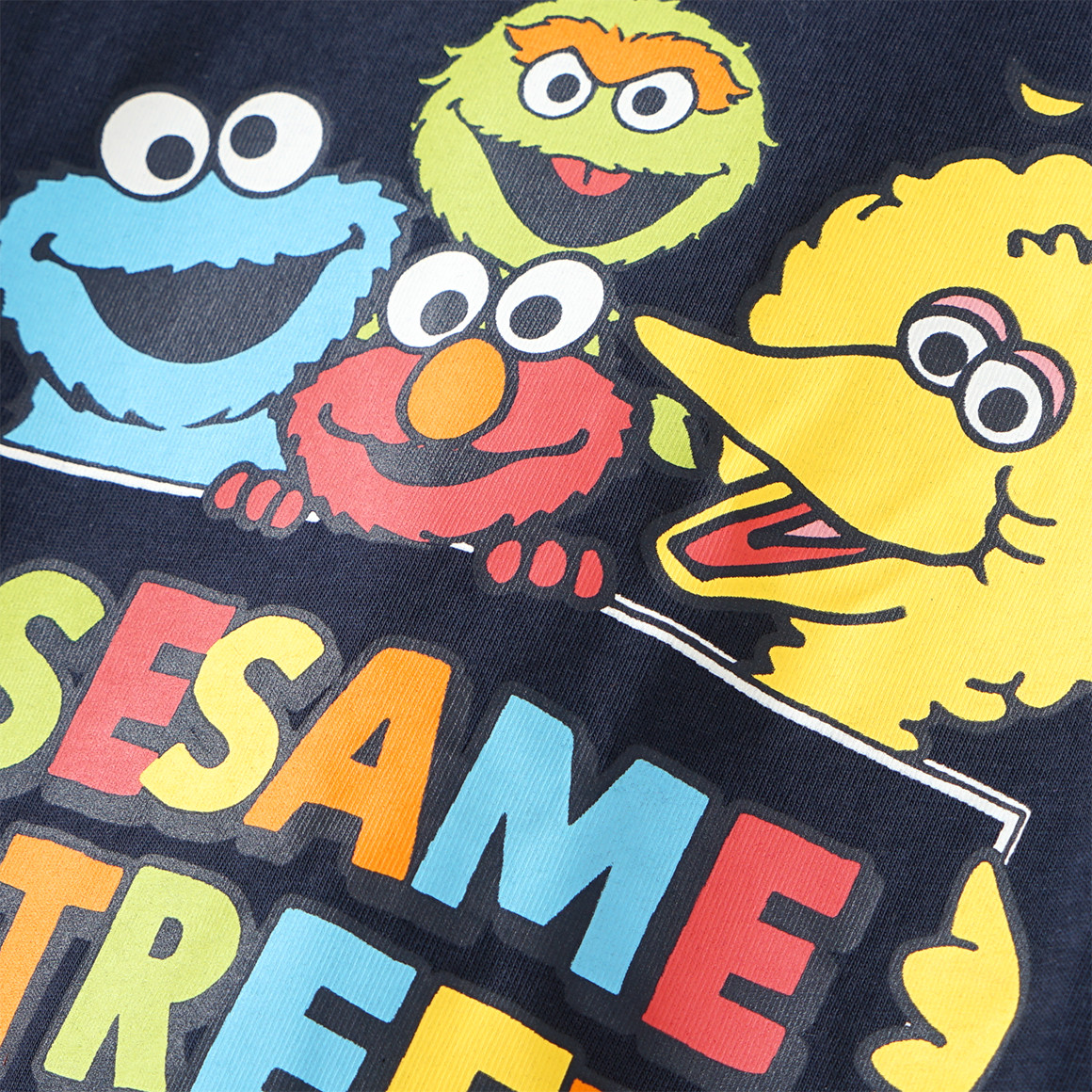 Topolino Sesamstraße T-Shirt mit Print schwarz