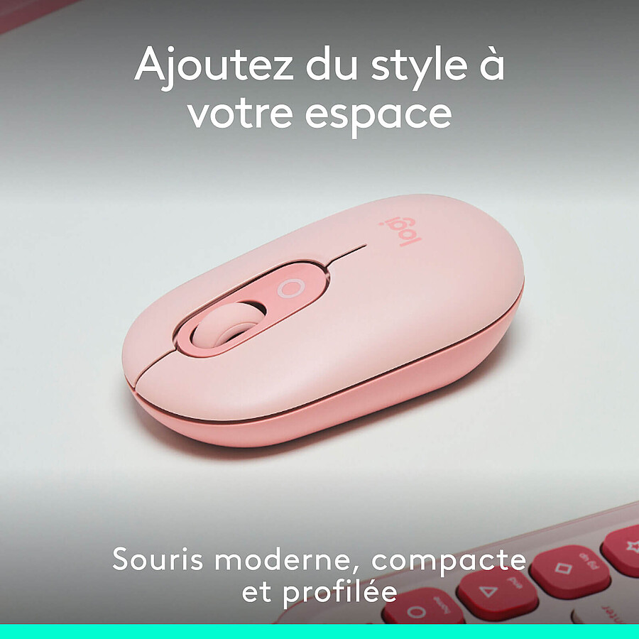 Logitech POP Mouse - Rose