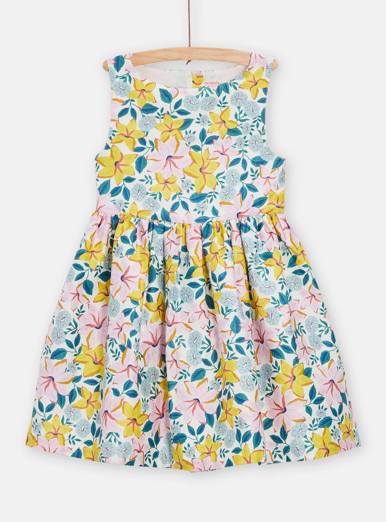 Robe imprimée fleurie pour fille
