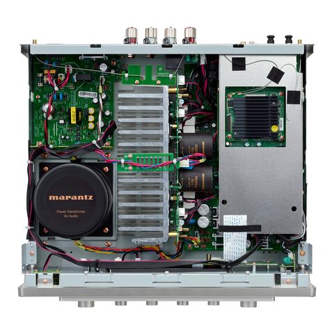De Marantz MODEL 60n – exclusieve streaming hi-fi stereo versterker Zilver