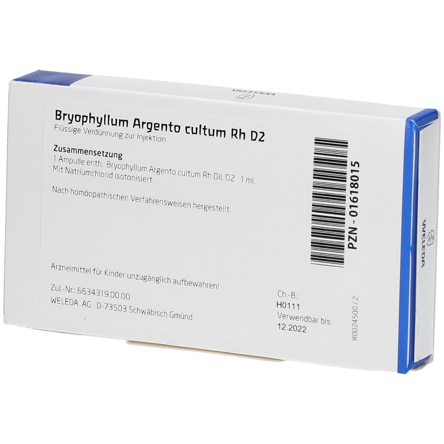 Bryophyllum Argento Cultum Rh D 2 Ampullen