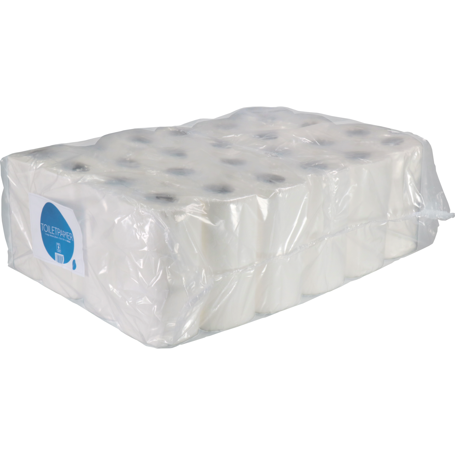 Qleaniq®, Toiletpapier, 2-laags, 10cm, Basic, wit