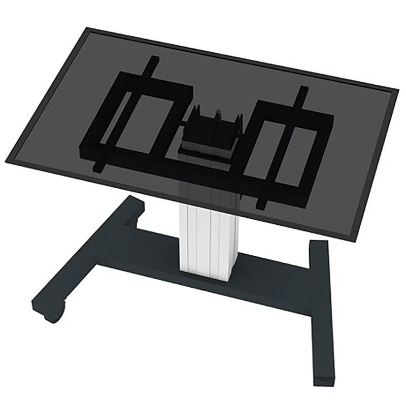 Neomounts PLASMA-M2550T SILVER verrijdbare screen trolley zilver
