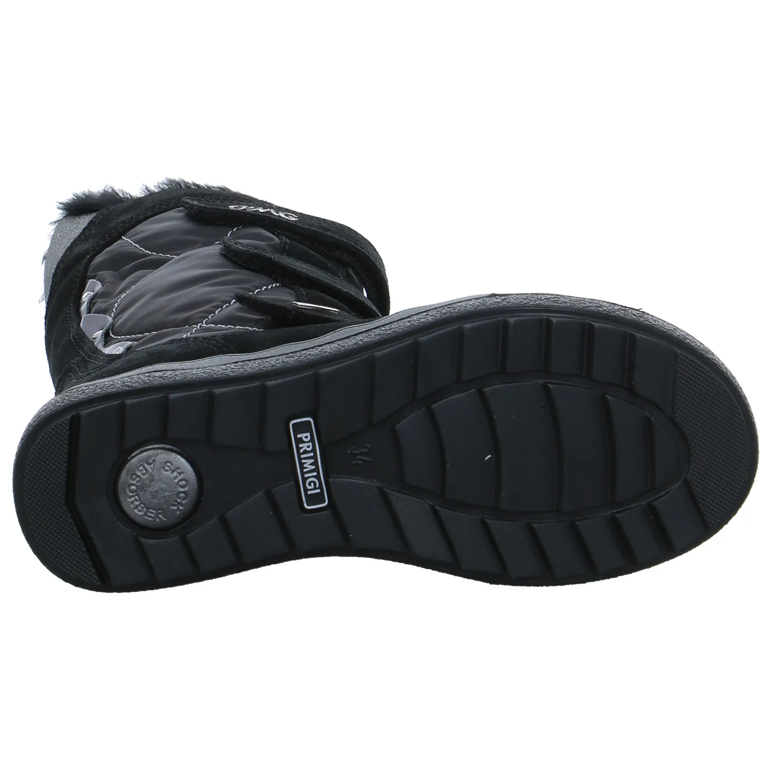 PRIMIGI Mädchen-Snowboot Membrane Schwarz Textil  Winterstiefel