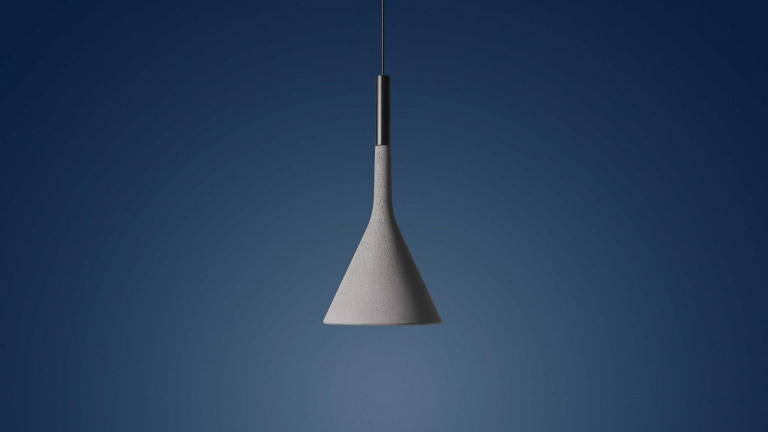 Foscarini Aplomb Outdoor hanglamp LED Ø17 grijs