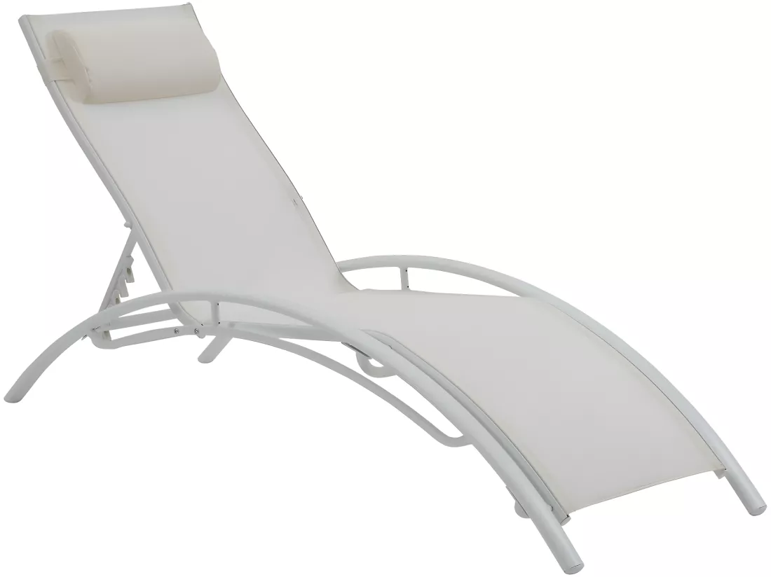 Bain de soleil en aluminium 