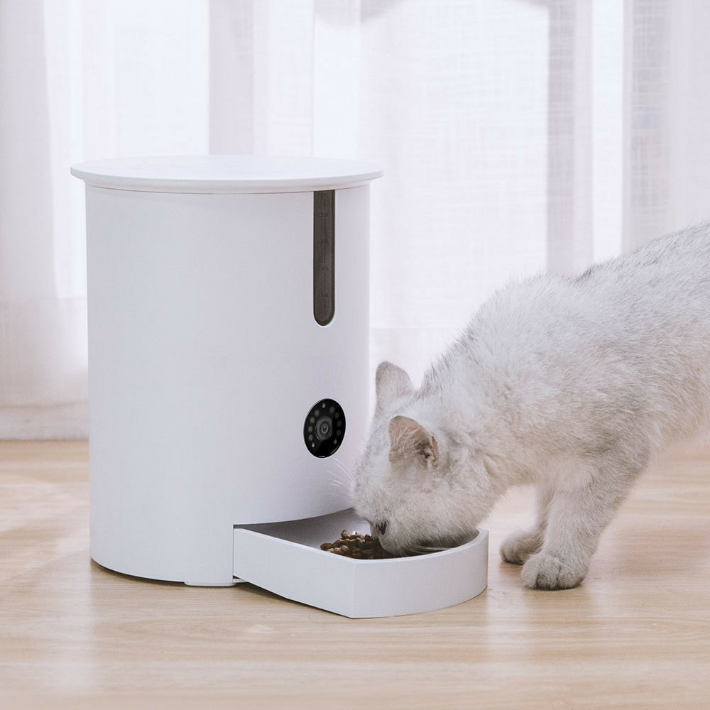 Distributeur de croquettes connecté pour chat healysa