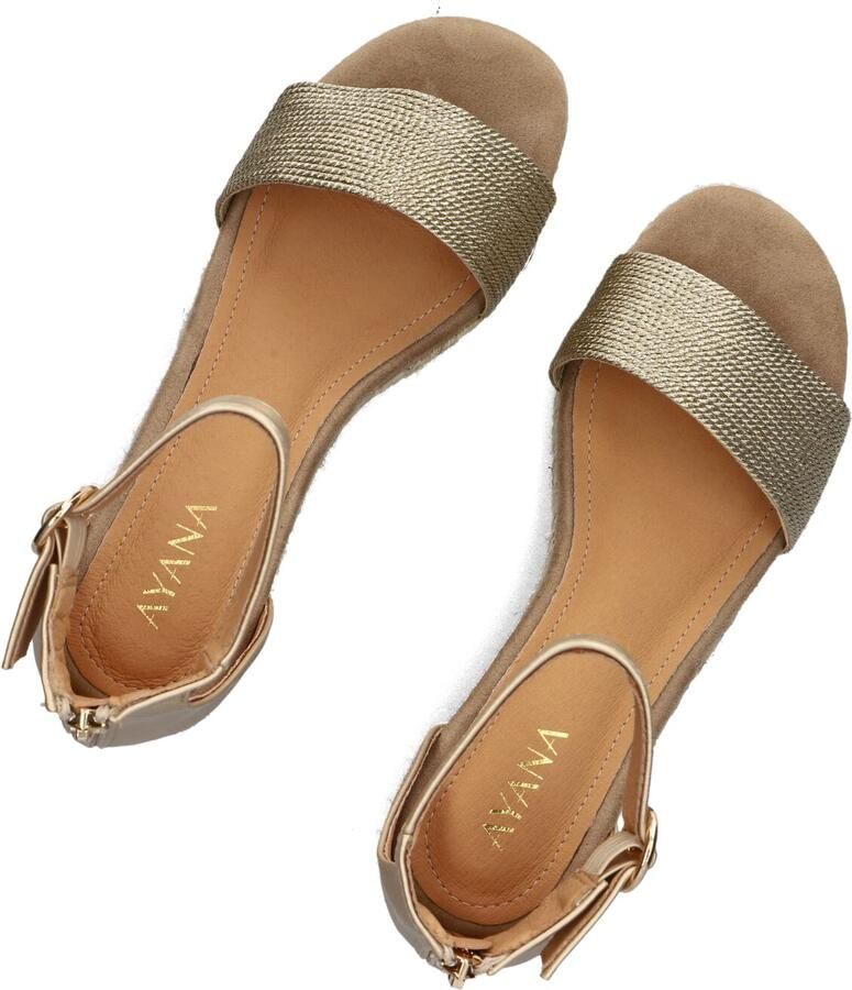 AYANA Espadrilles Dames 0577-3b Maat: 39 Materiaal: Raffia Kleur: Goud
