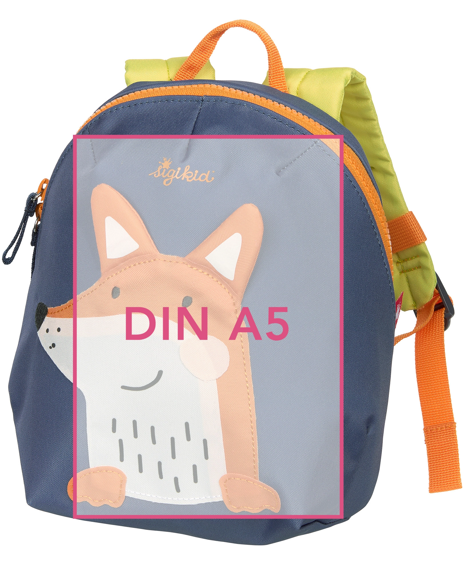 Kinderrucksack FUCHS (22x24x10) in bunt