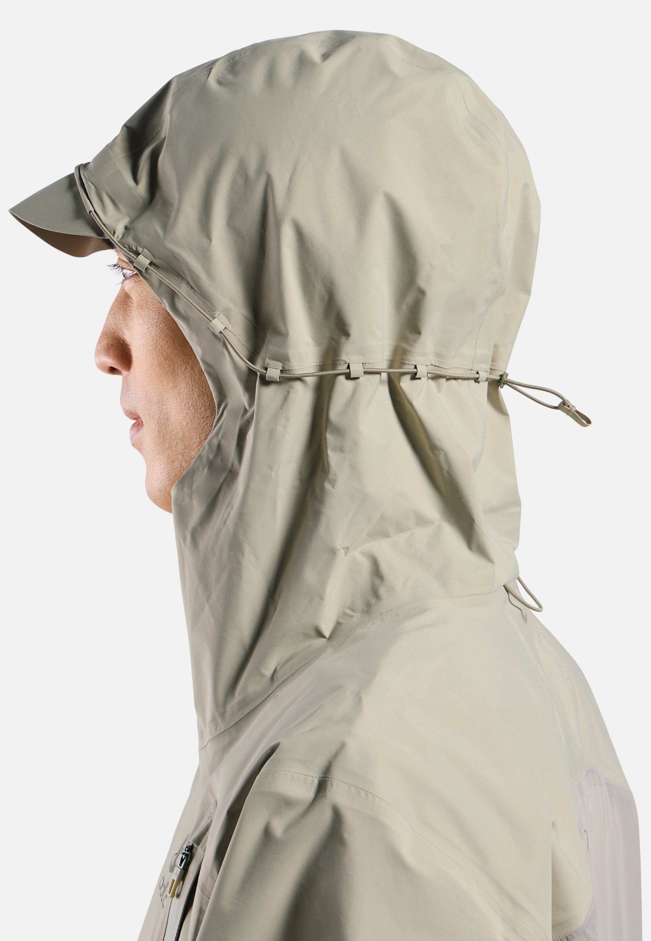 Wasserdichte X-Alp Pro 2.5L Jacke in agate gray