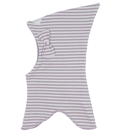 Racing Kids Schlupfmütze - 2-lagig - Elderberry/Ivory m. Schleif