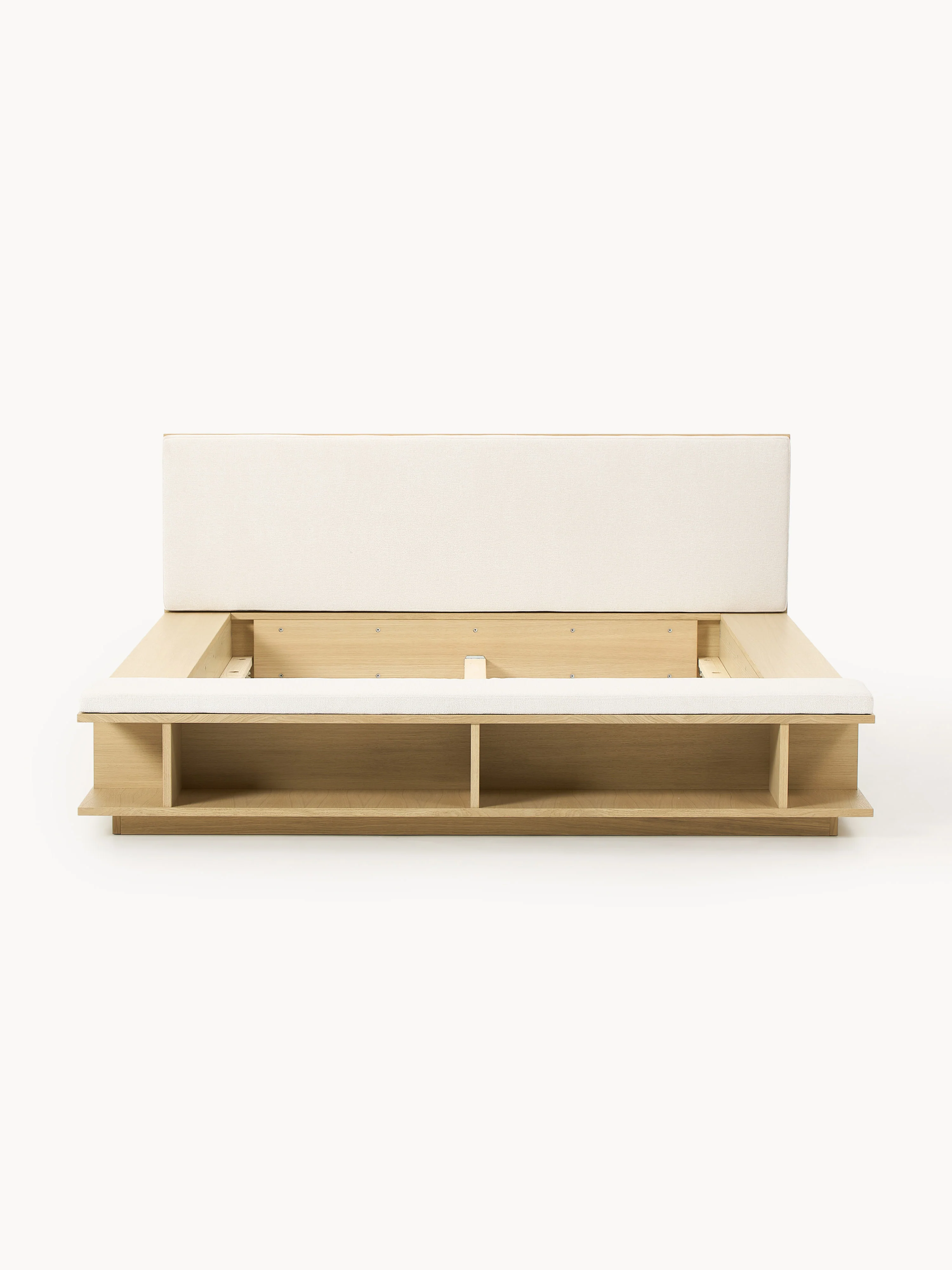 Houten bed Clark met bank en zijplanken