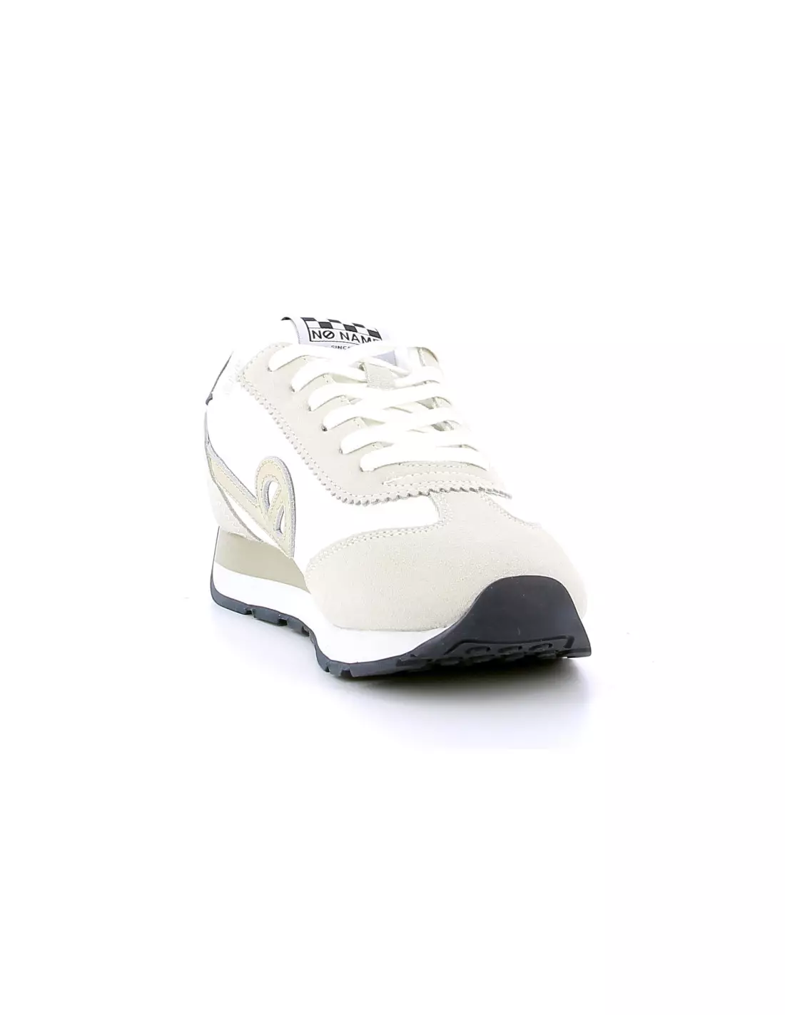 NO NAME CITY RUN JOGGER - Baskets WHITE/GOLD