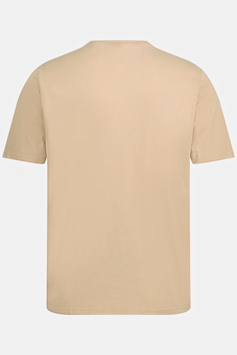 T-Shirt, Halbarm, acid washed, Rundhals