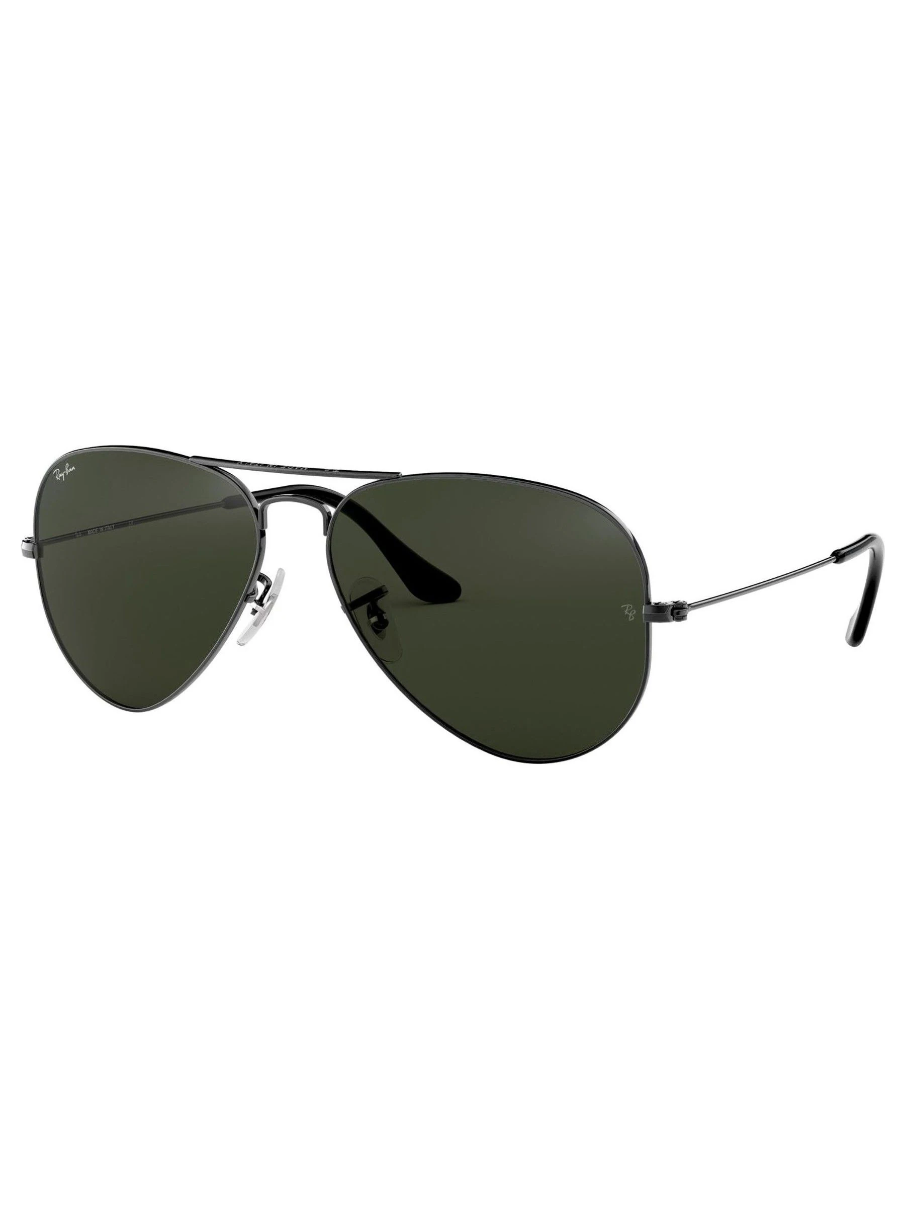 Staalgrijs met donkergroene glazen - Ray-Ban® pilotenzonnebril