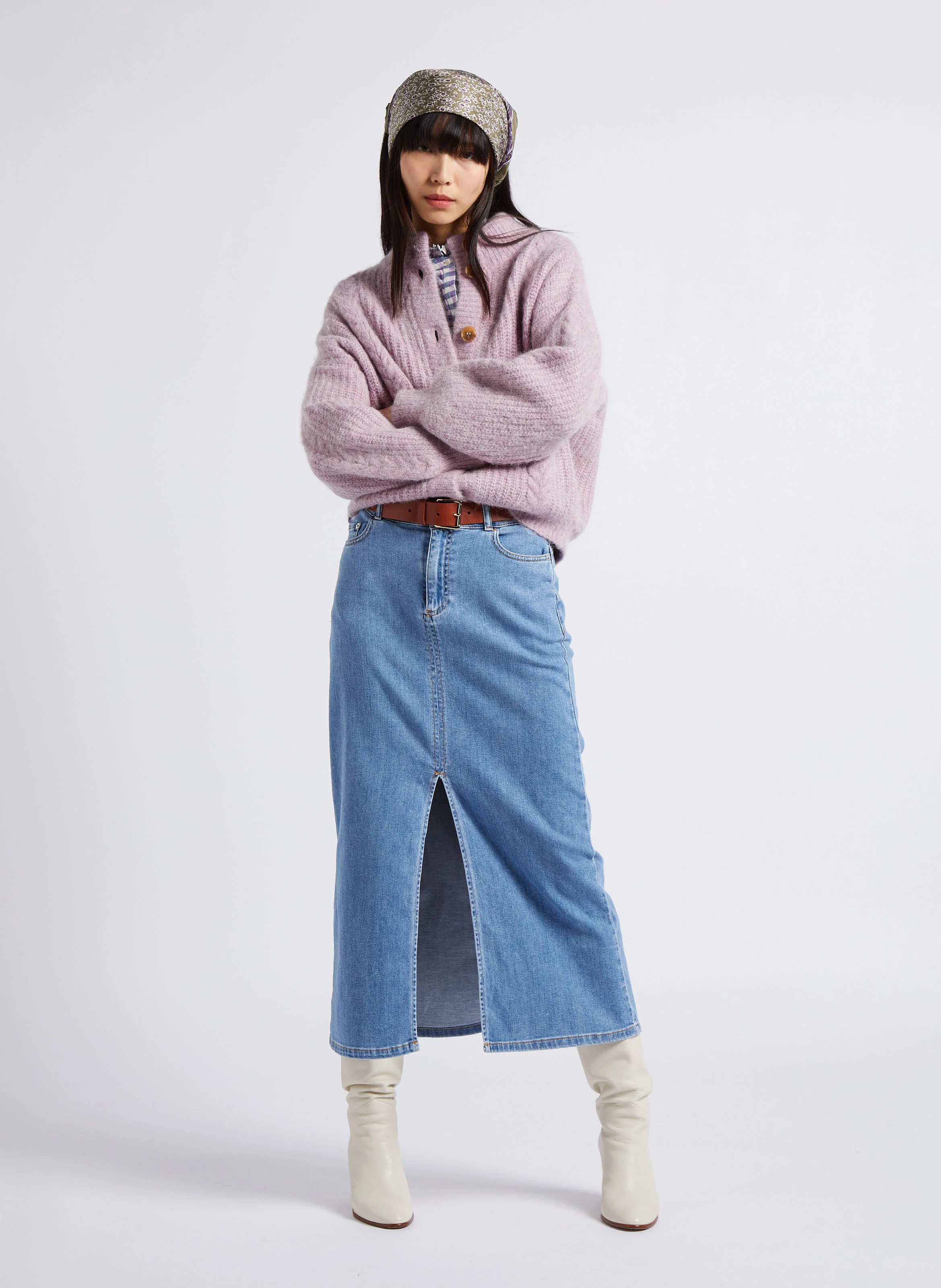 NOELIANNE - Blouse brodée et imprimée en coton bio | Multicolore