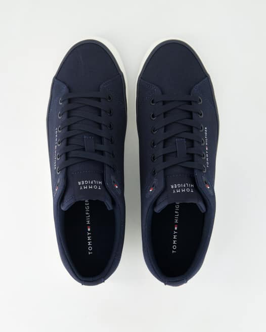 Tommy Hilfiger TH HI VULC LOW CORE CANVAS Sneaker in Blau