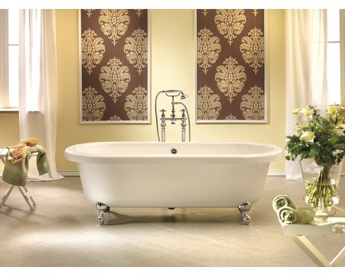 OTTOFOND Yorkshire bad, 80,5 x 180 cm, glanzend wit, glad, 703101