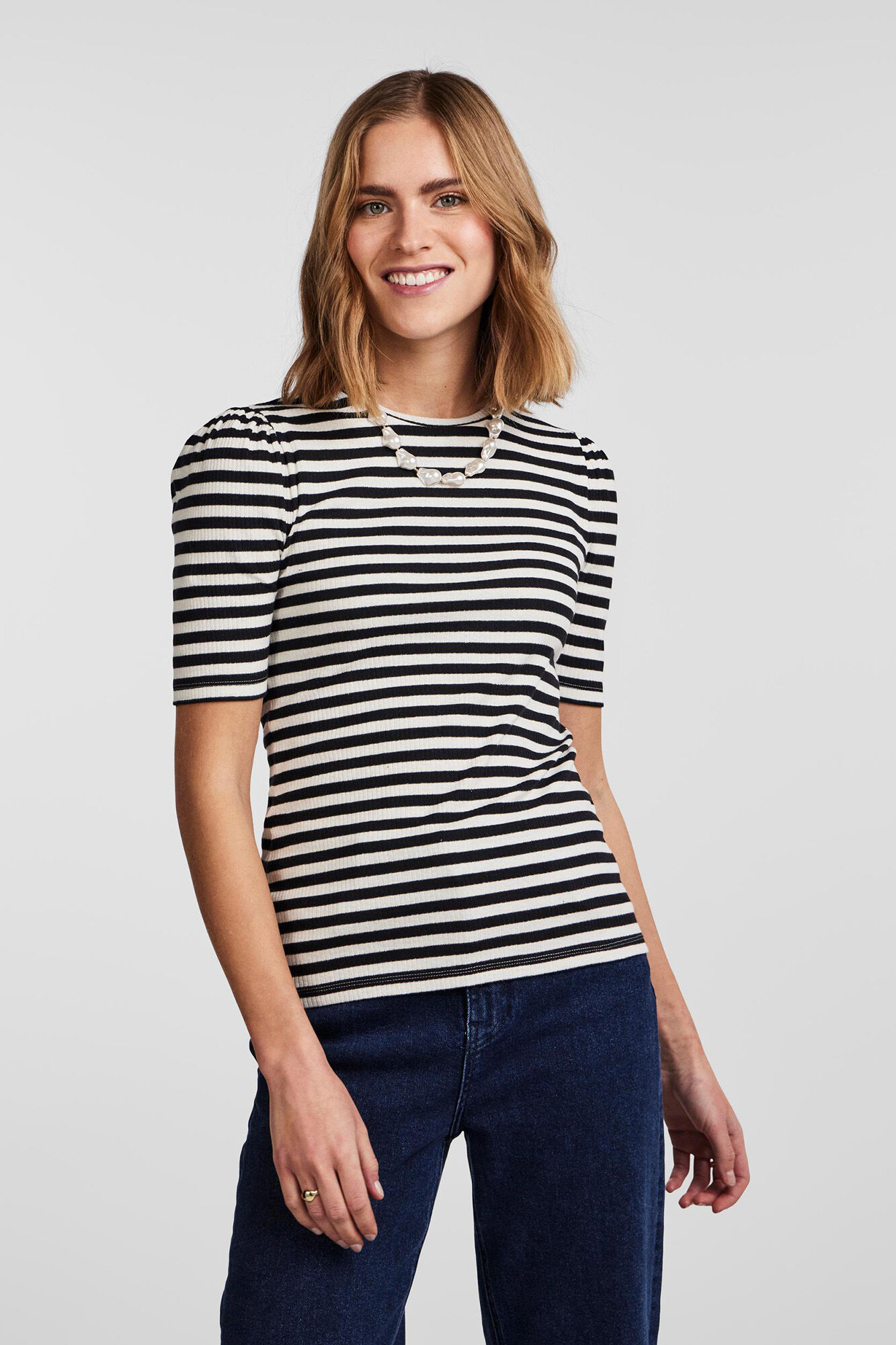 Camiseta básica de algodão