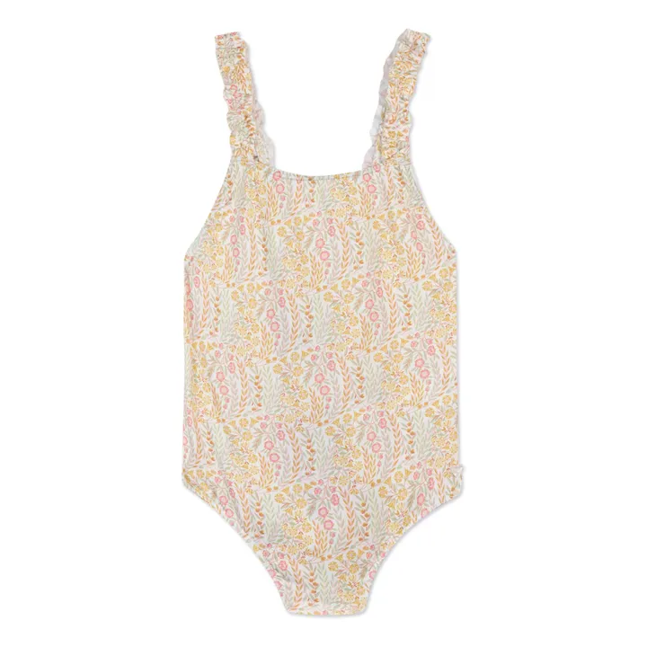 Tartine et Chocolat Maillot 1 pièce à Fleurs | Jaune