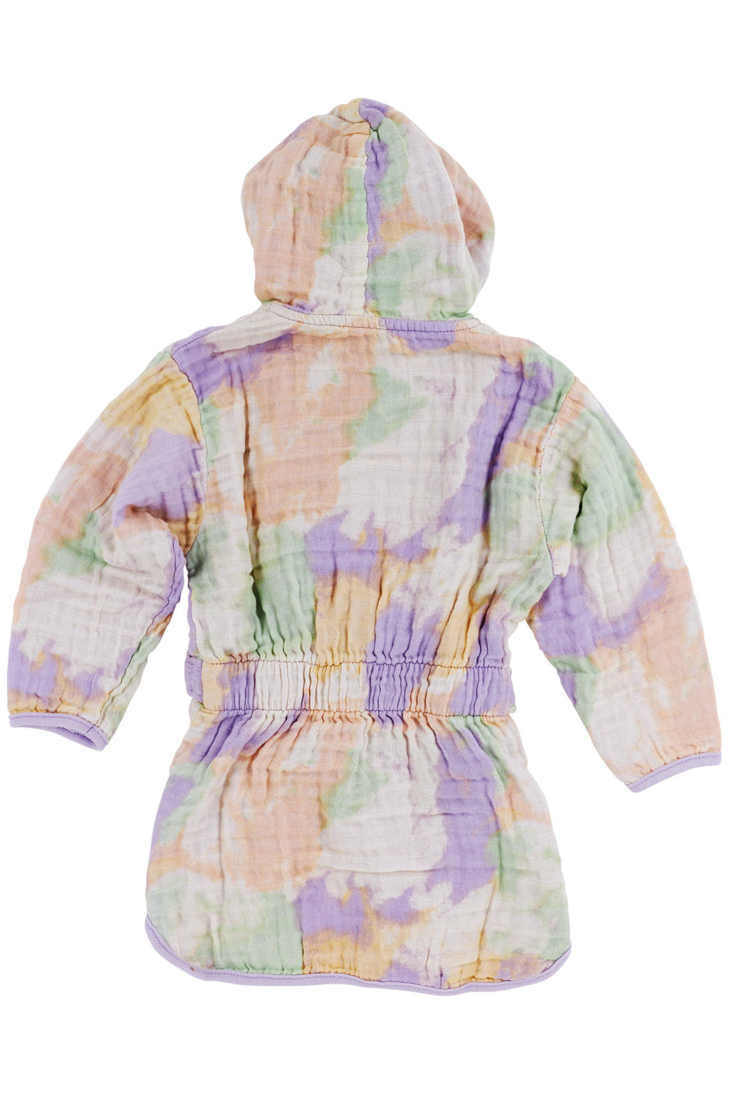 hydrofiele badjas Tie-dye soft lilac