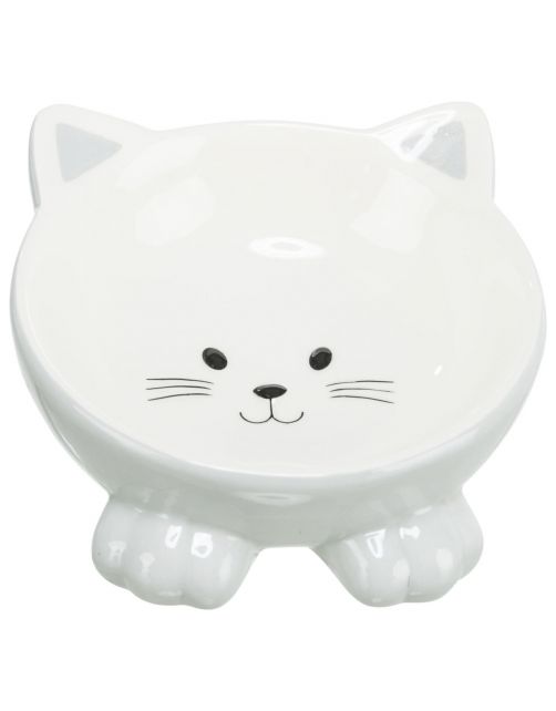 Trixie Voer\/Waterbak - Kattenvoerbak - ø14 cm Assorti