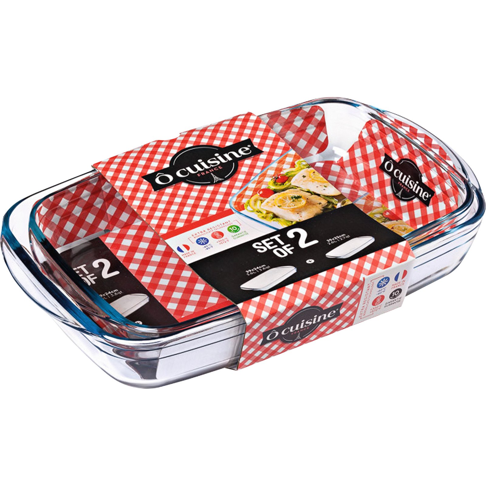 Auflaufformen O-Cuisine Pyrex 2 Stück