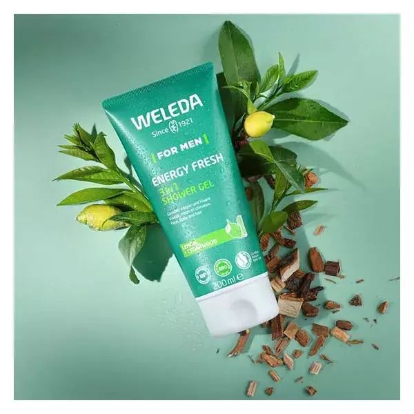 Weleda Duo Gel Douche 3 en 1 Energy Fresh 2x200ml