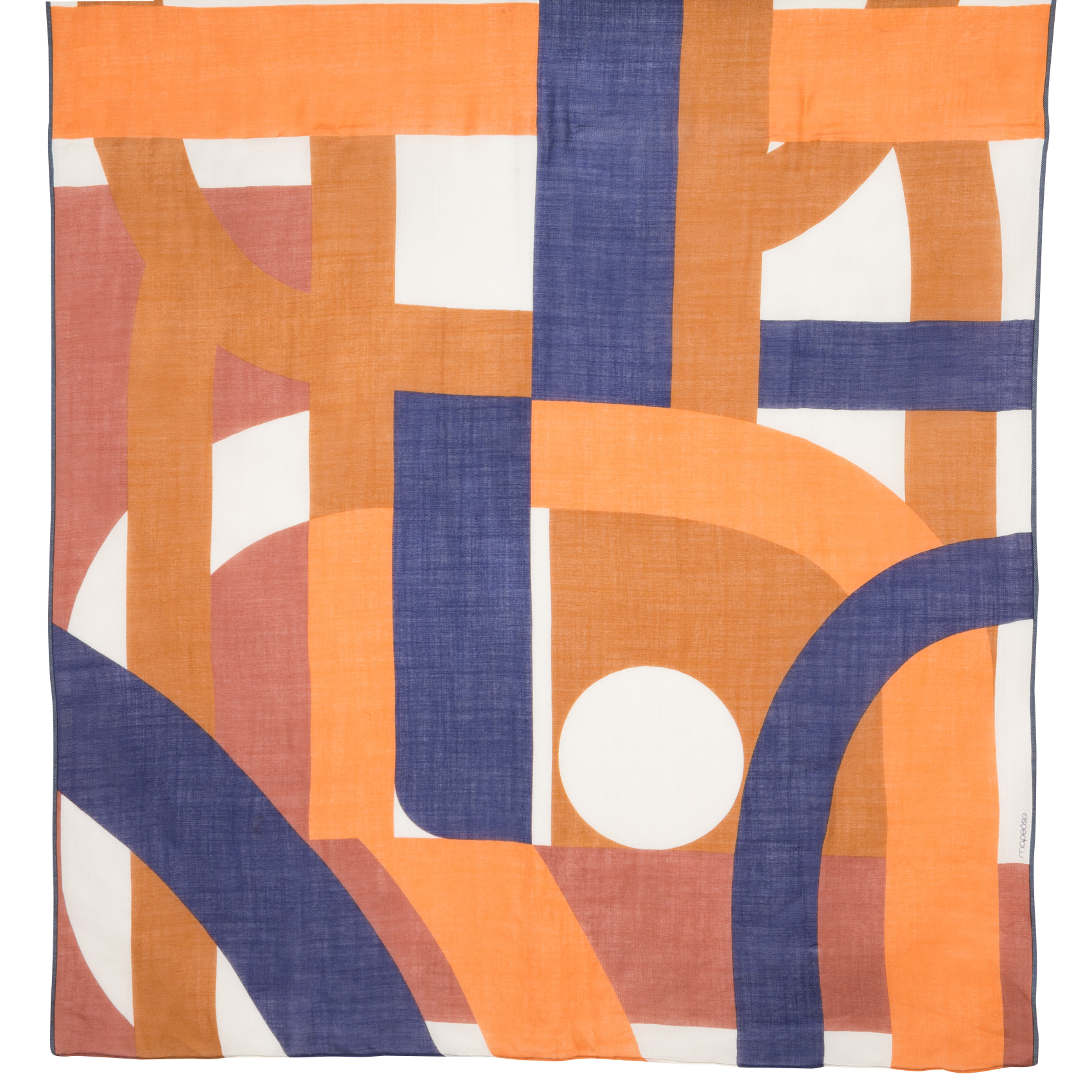 VISION - Foulard en laine | Marron