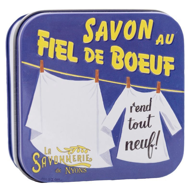 La Savonnerie de Nyons - Gallseife Fleckentferner in Metallbox