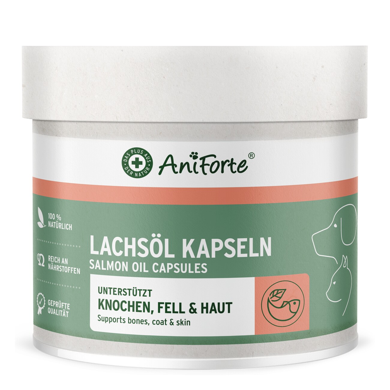 AniForte Lachsöl Kapseln 500 Stück