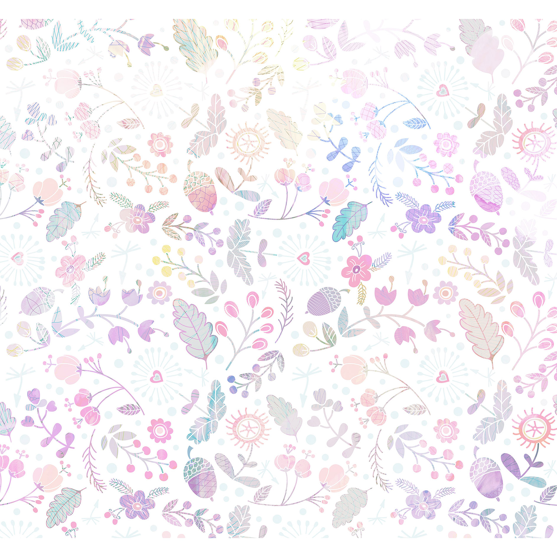 Vlies-Fototapete MAGICAL AUTUMN - bunt - 300x280 cm