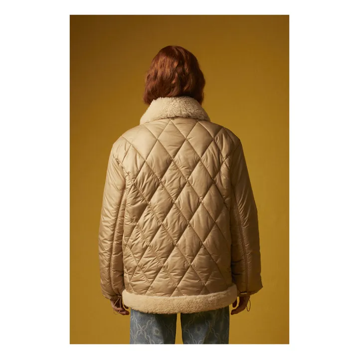 Tressé Veste Matelassée Dolia | Beige