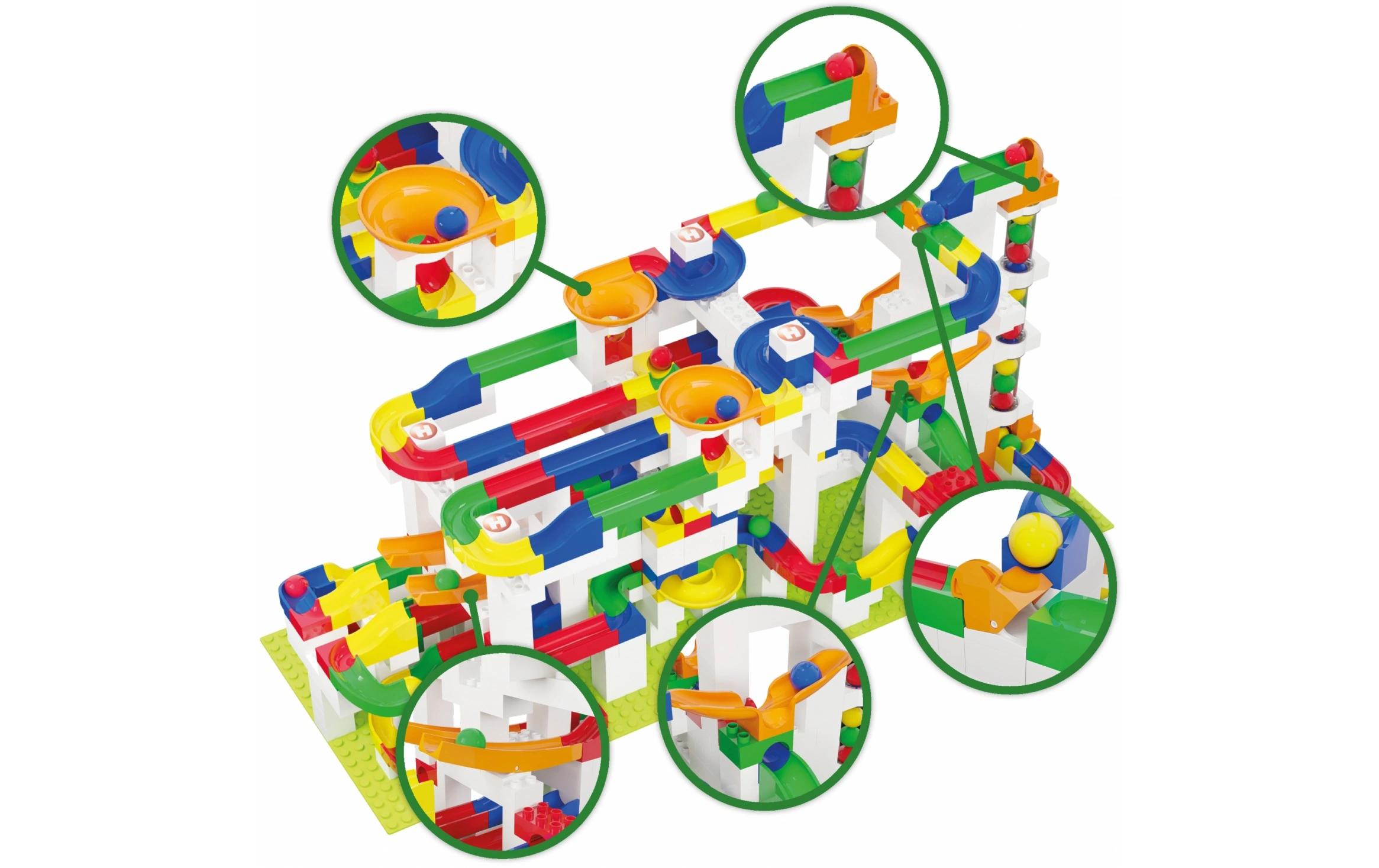 Kugelbahn Baukasten Mega 585 Teile<br>DIY Kugelbahn