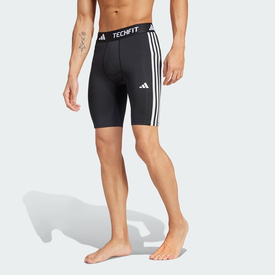 Adidas TECHFIT Compression Training 3-Stripes Short Tights