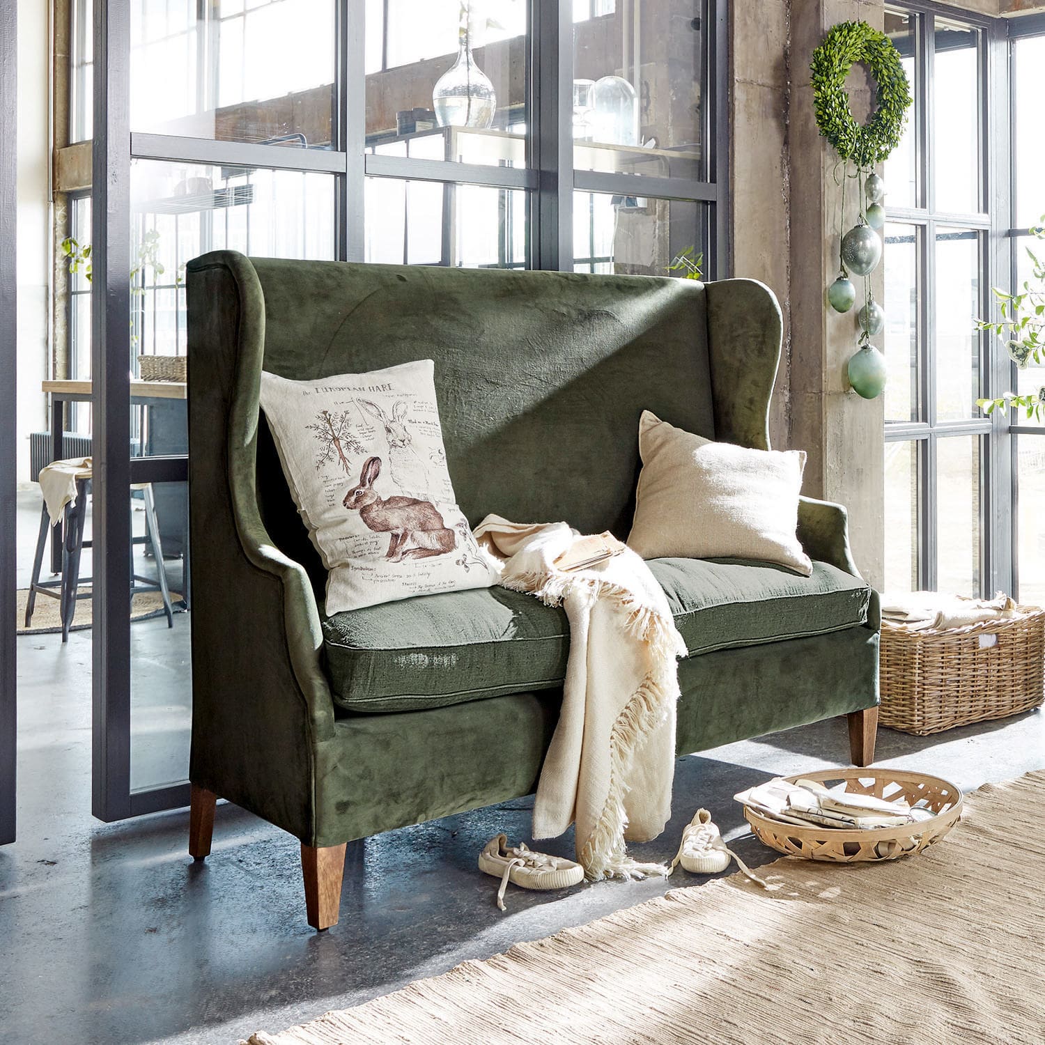 Sofa Ombra antikgrün