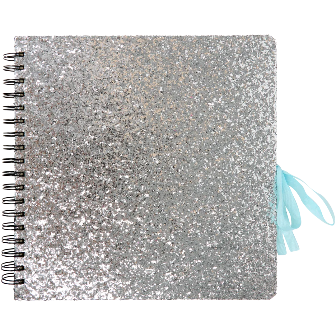 Livre de scrapbooking pailleté