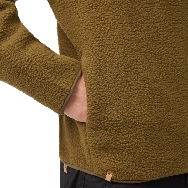 Pull TENTREE SHERPA QUARTER SNAP UNIFORM UNIFORM GREEN