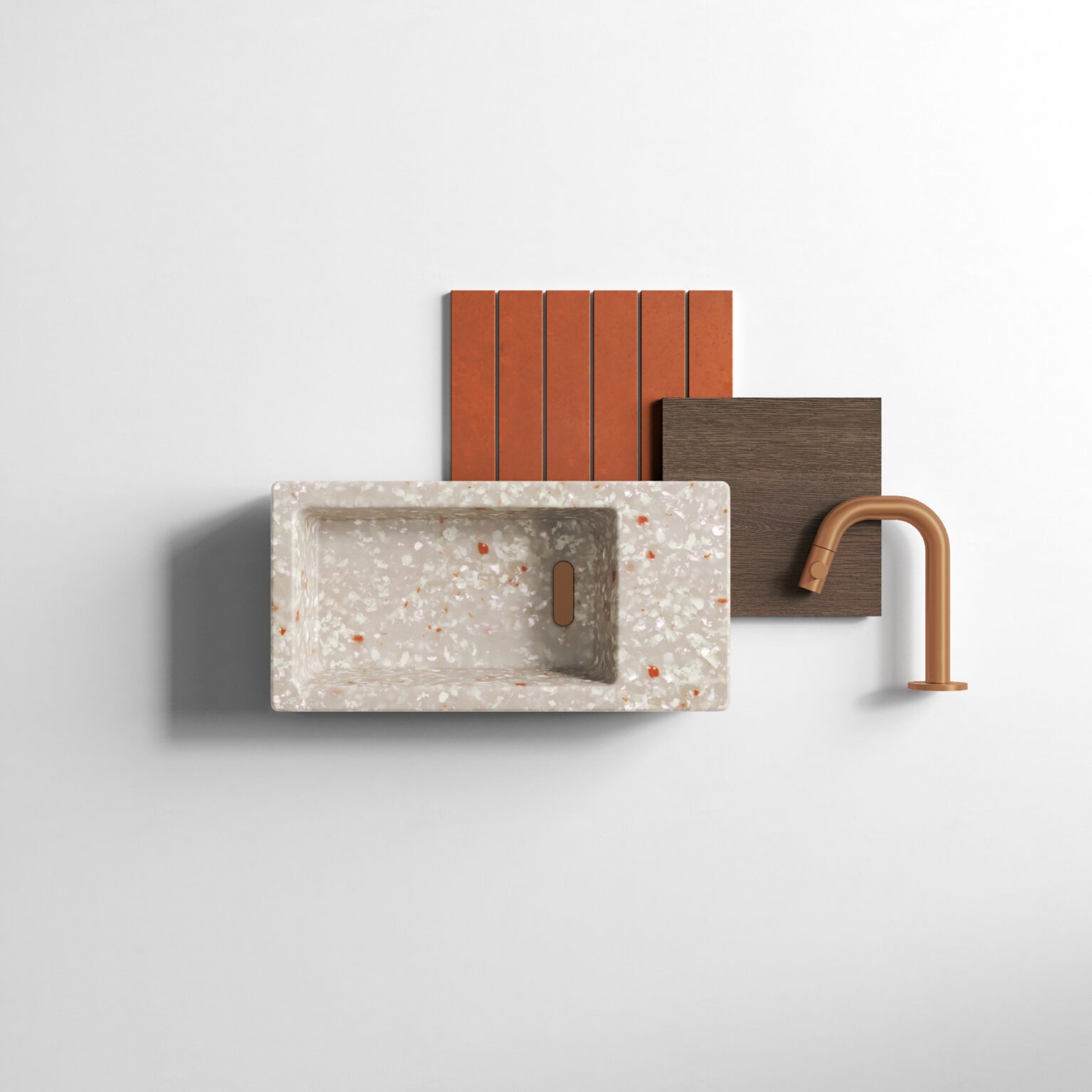Clou (New) Flush/First afvoerplug en sifon aansluiting brons geborsteld PVD