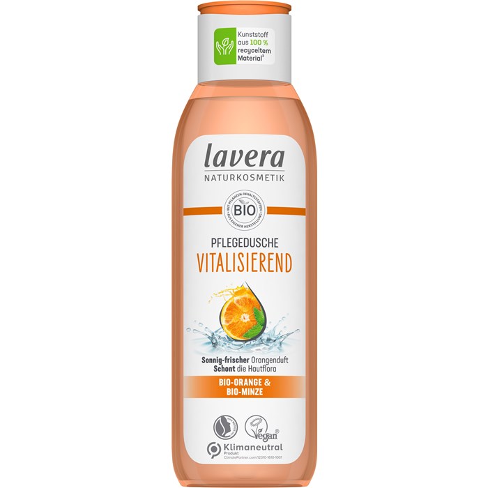 LAVERA Pflegedusche Vitalisierend Bio Orange & Bio Minze Fl 250 ml