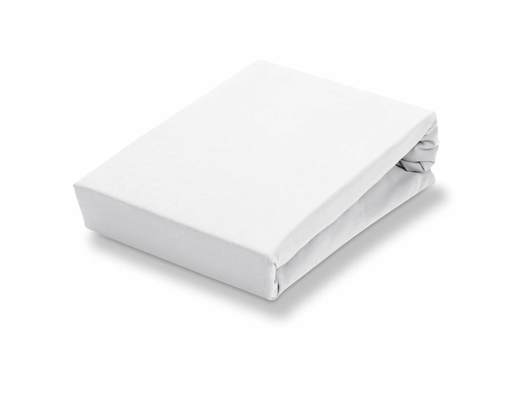 Jersey Soft Topper Hoeslaken White | 140-160 x  200-220 cm | Wit