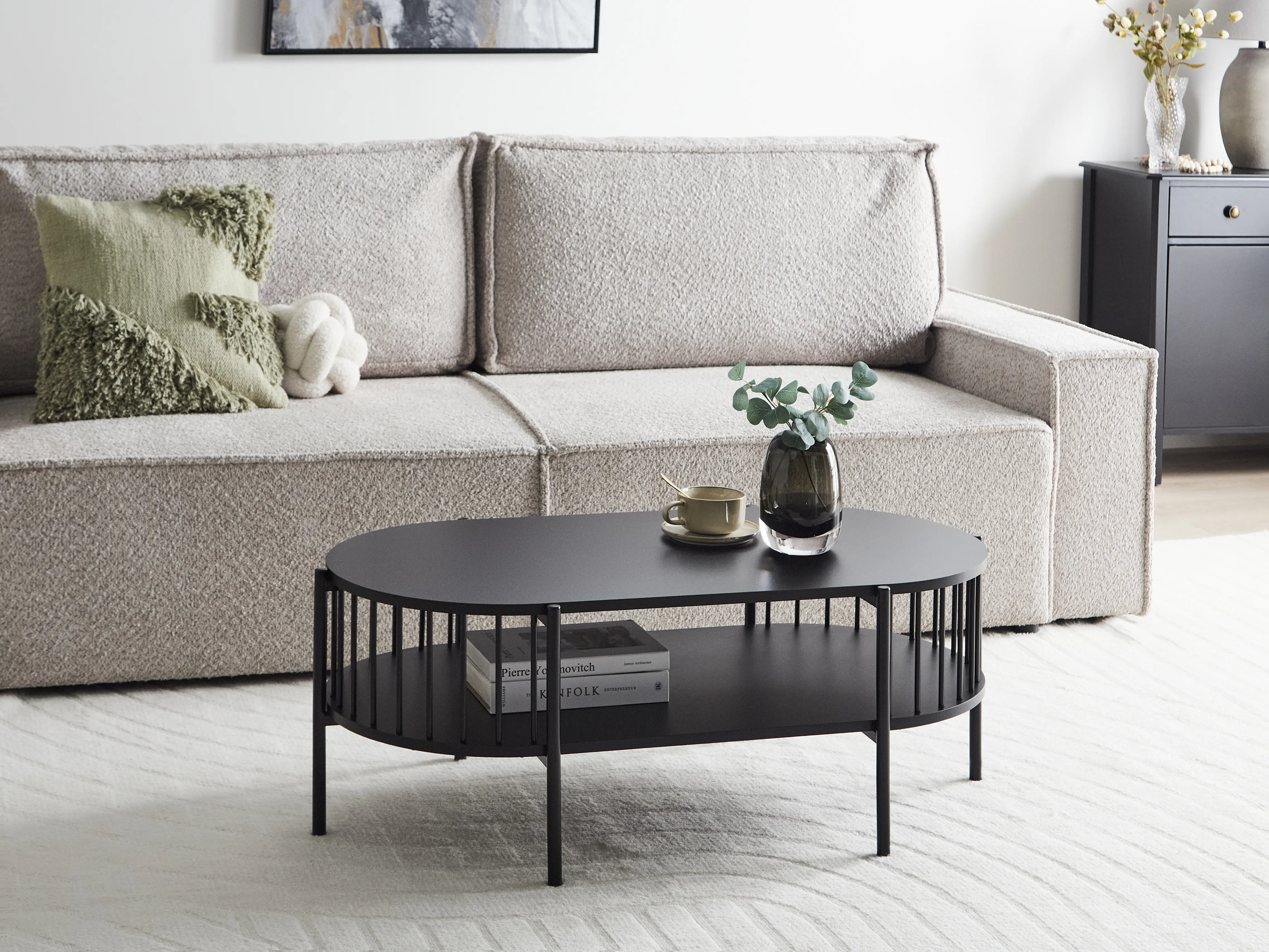 Salontafel OREANA Zwart