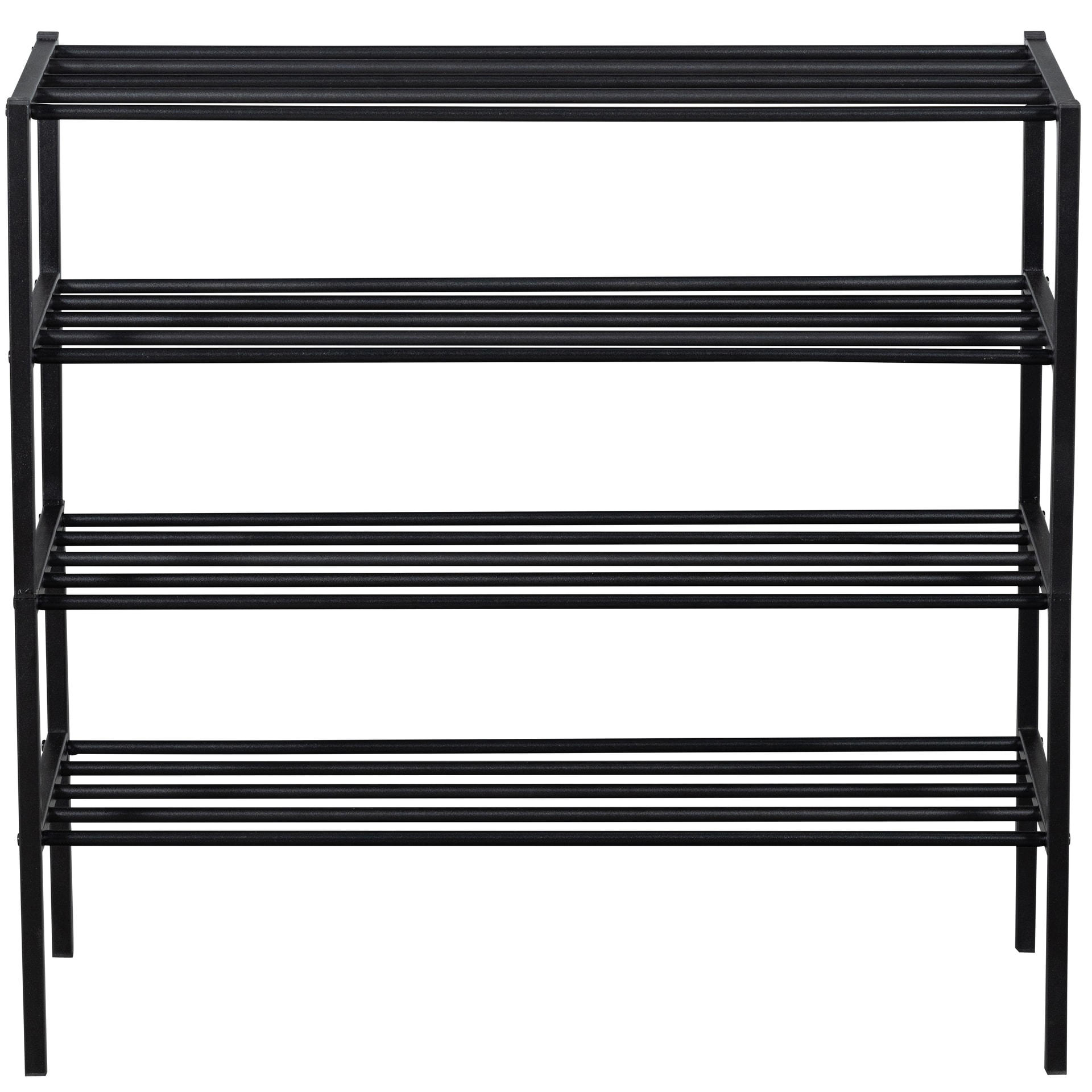 Schuhregal FERRO 2er Set 85 x 40 cm schwarz