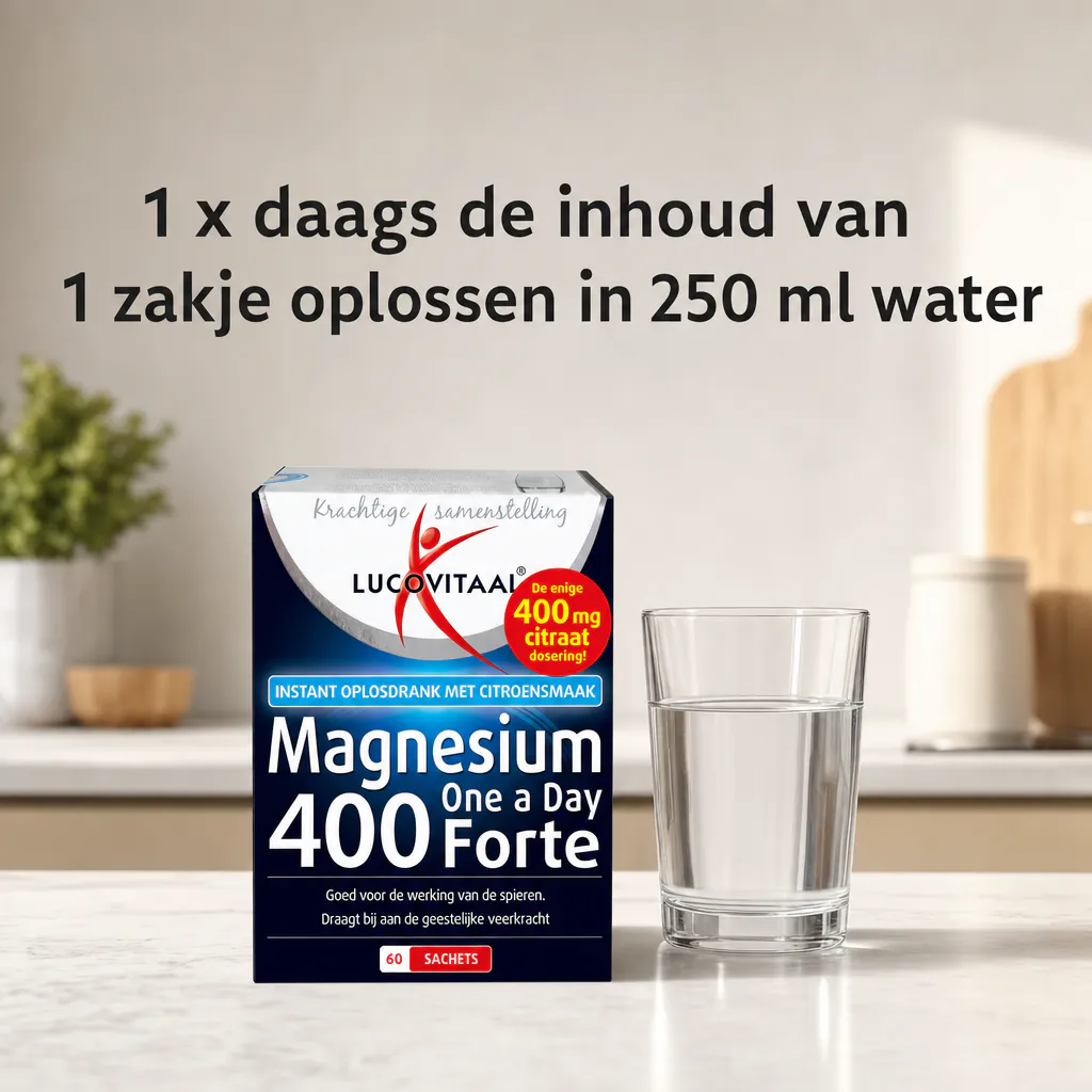 Magnesium Citraat Poeder 400 mg sachets